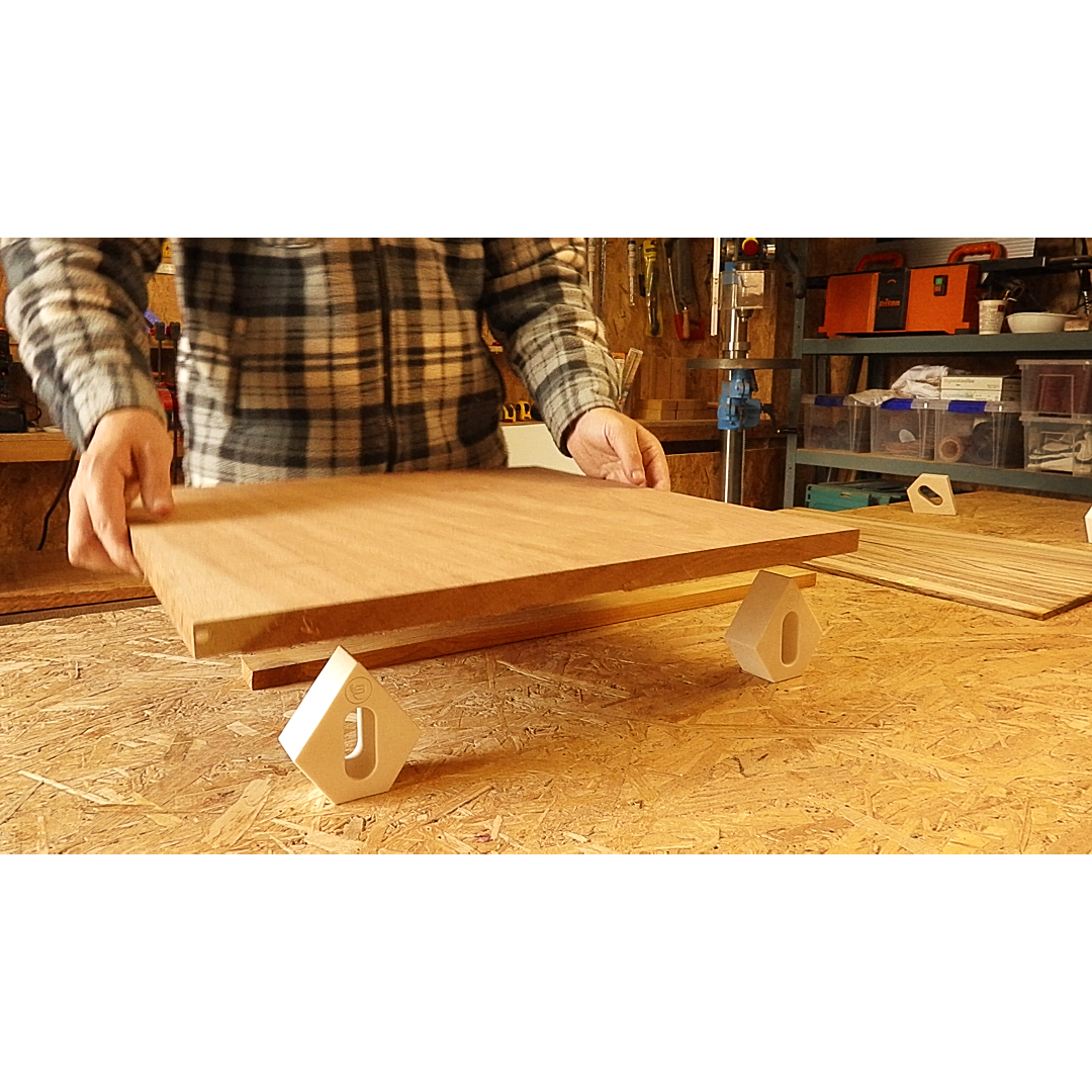 Woodworking Gecko Bloc Set Including wall mount